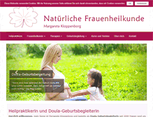 Tablet Screenshot of frauen-heilkunde.info